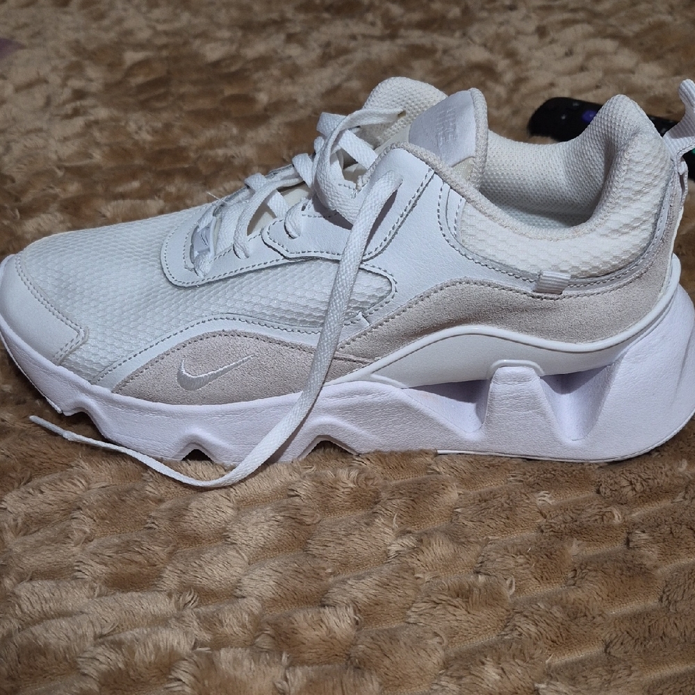 Nike Cream and White Sneakers